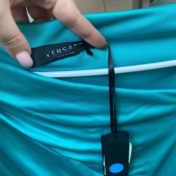 NWT VERSACE Safety Pin Cocktail Dress - Picture 8 of 14